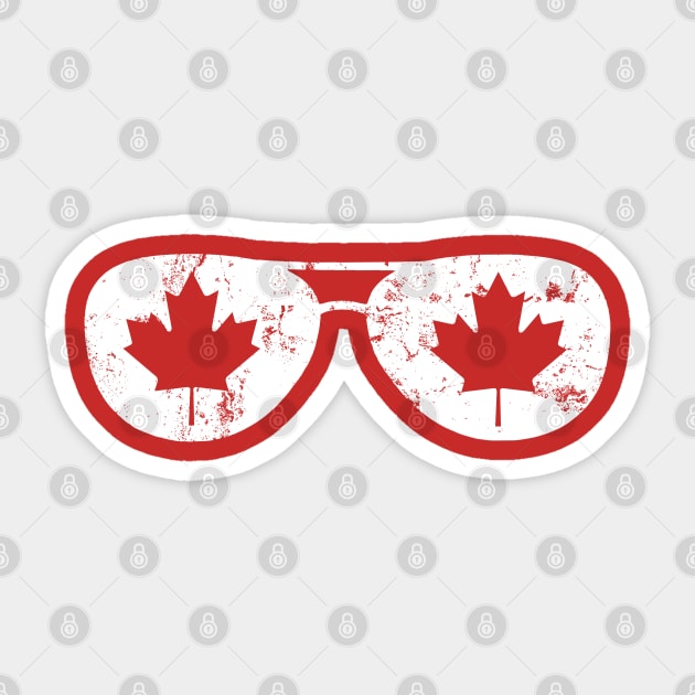 Canada Flag Sunglasses Sticker by Mila46